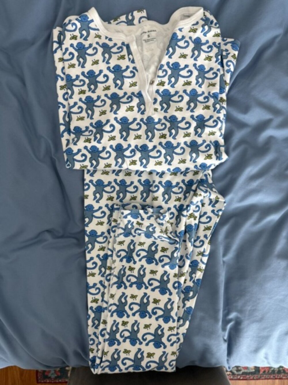 Roller Rabbit Signature Monkey Pajamas - Picture 4 of 8